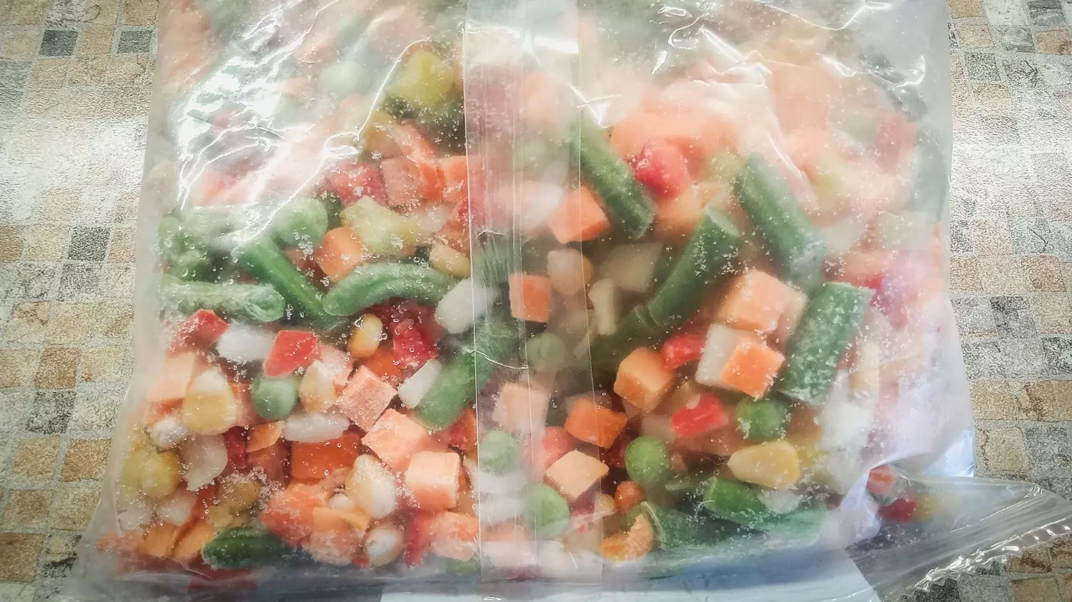 Используйте замороженные овощи